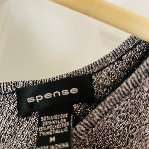 Holiday silver metallic (hard to see in photos) by Spence size medium - Picture 6 of 9